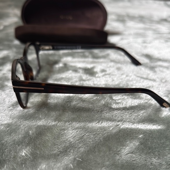 Tom Ford Brown Eyeglasses with Case - Picture 3 of 5